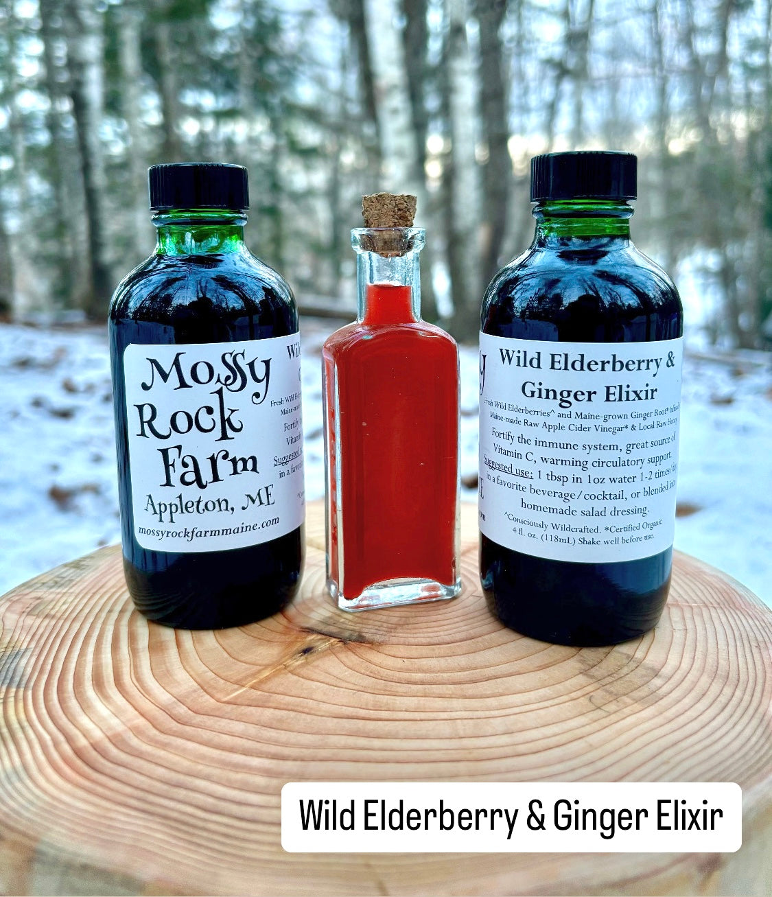 Wild Elderberry & Ginger Elixir