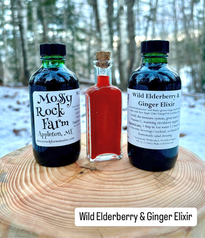 Wild Elderberry & Ginger Elixir